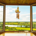 Wooden Outdoor Chimes with a Sailing Boat Design